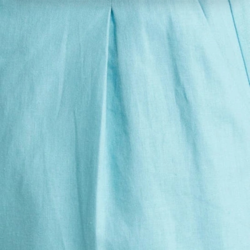Nordstrom Open Edit Linen Blend Bermuda Shorts in Teal Shore ~M - Picture 6 of 6
